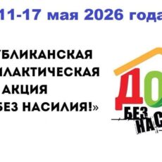 Республиканская профилактическая акция «Дом без насилия» Республиканская профилактическая акция «Дом без насилия»